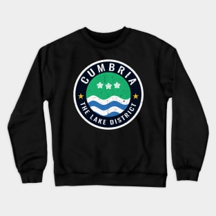 Cumbria - The Lake District Flag Crewneck Sweatshirt